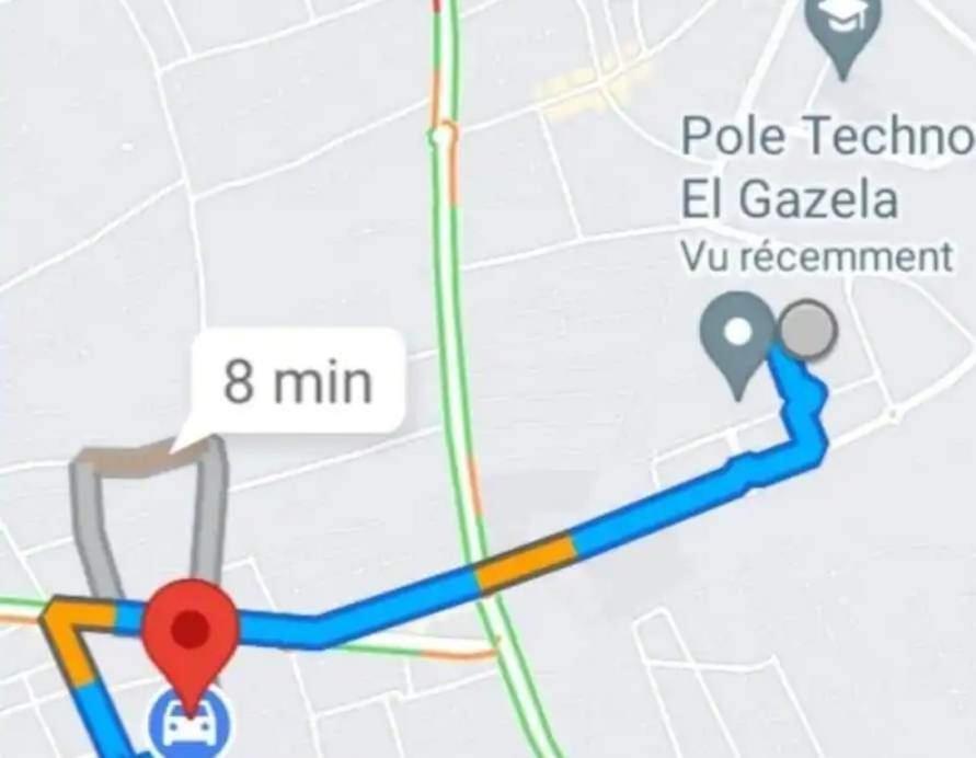 Studio, Cite La Gazelle ,Pas Jafar, Quartier Calme 10 Min De L'Aeroport Pres Du Technopark المظهر الخارجي الصورة